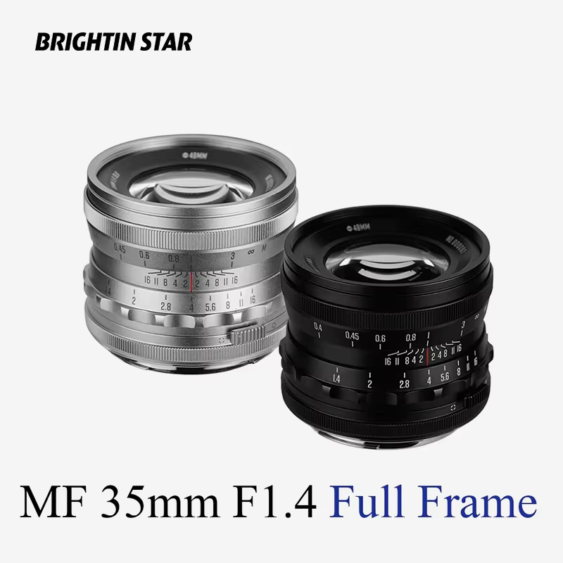 Brightin Star 35mm F1.4 Manual Focus Prime Lens