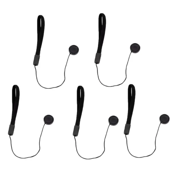 5Pcs Universal Lens Cap Keeper Anti-Lost Rope for DSLR Cameras