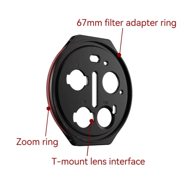 Fotorgear Zoom Adapter Ring for Xiaomi 17 Ultra 67mm Filters