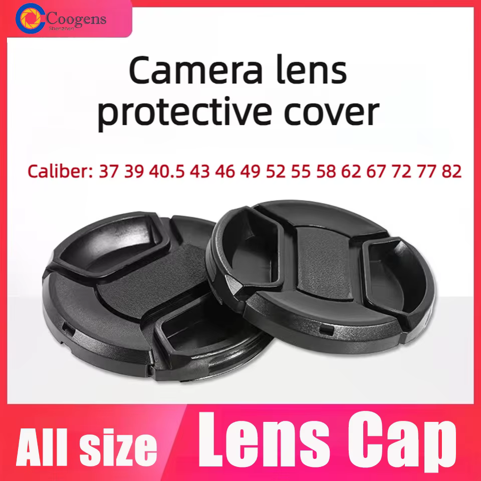 Durable Lens Cap with Grip for 49-67mm Camera Lenses