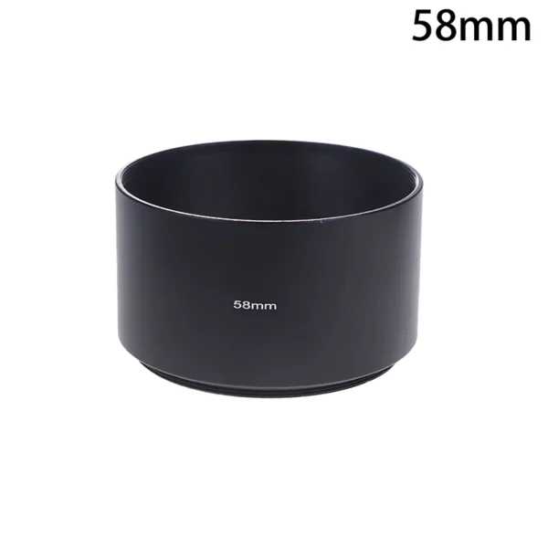 Universal Long Metal Lens Hood for Camera Lenses