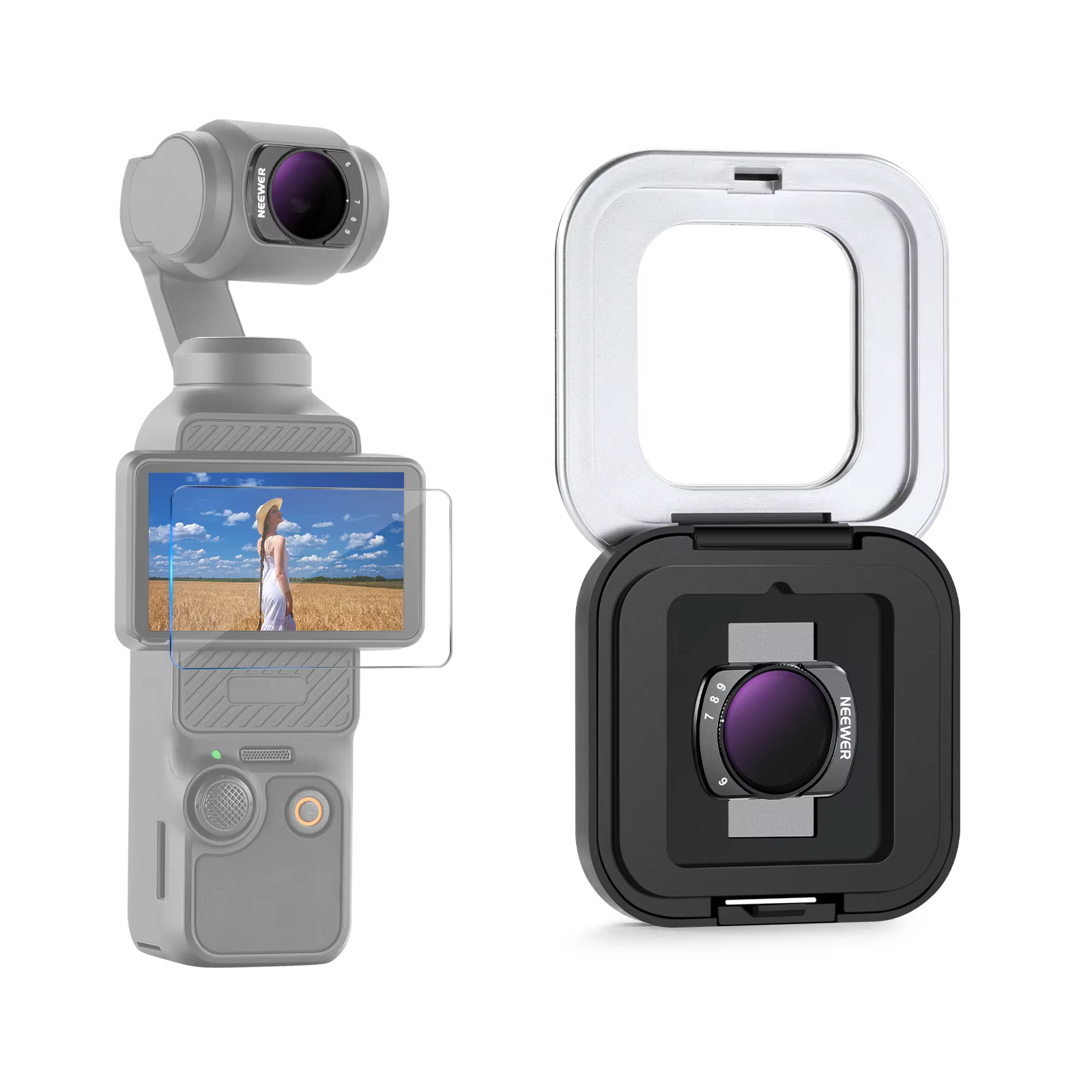NEEWER Magnetic Variable ND Filter Set for DJI Osmo Pocket 3