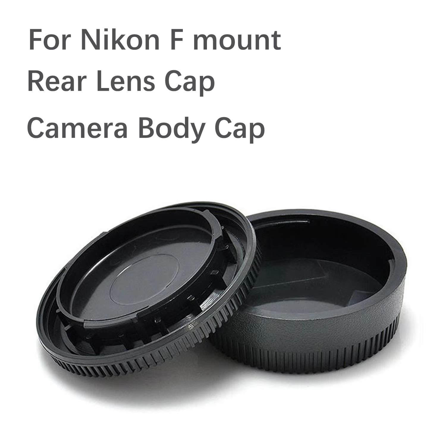 Camera Body Cap and Rear Lens Cover for Nikon Canon Sony