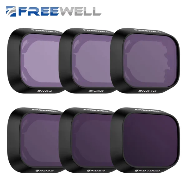 Freewell 6 Pack ND Filters for DJI Mini 3 & Mini 3 Pro