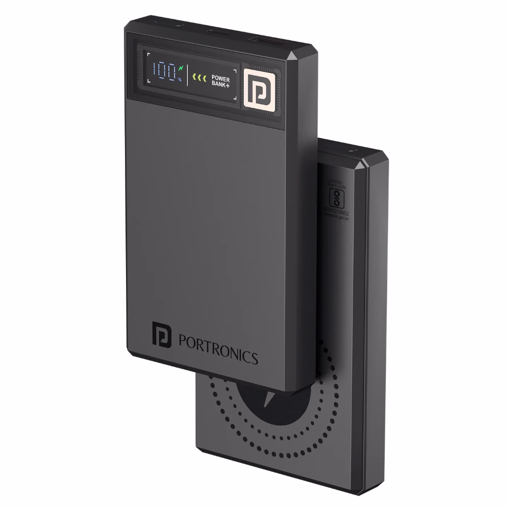 Portronics Luxcell Magclick 10000mAh Magnetic Power Bank