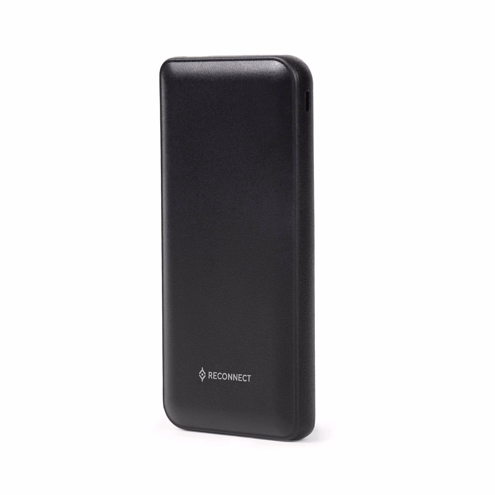 Reconnect 10000mAh Slim Power Bank with Triple USB Ports