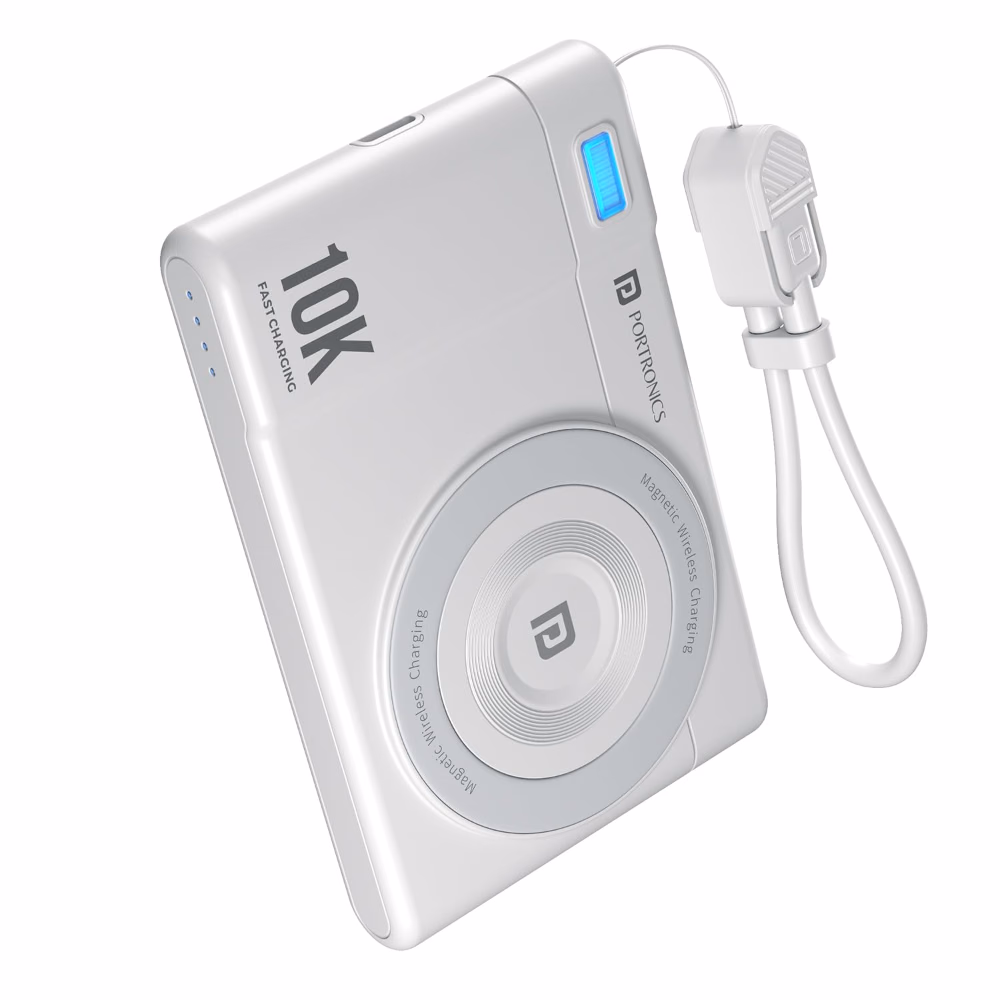 Portronics Air 10000mAh MagSafe Wireless Power Bank