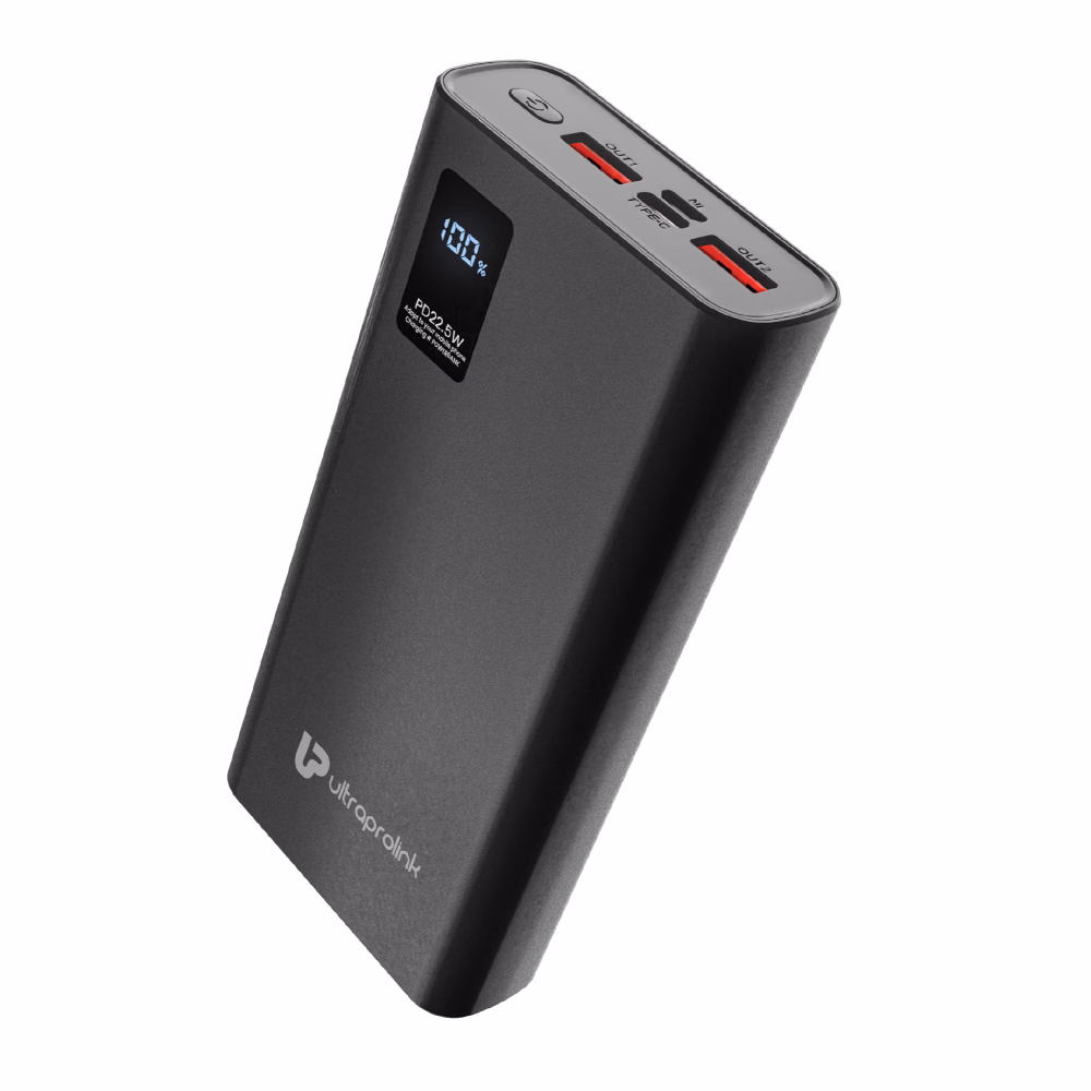 UltraProlink Juice-Up Pro+ 20000mAh Power Bank Black