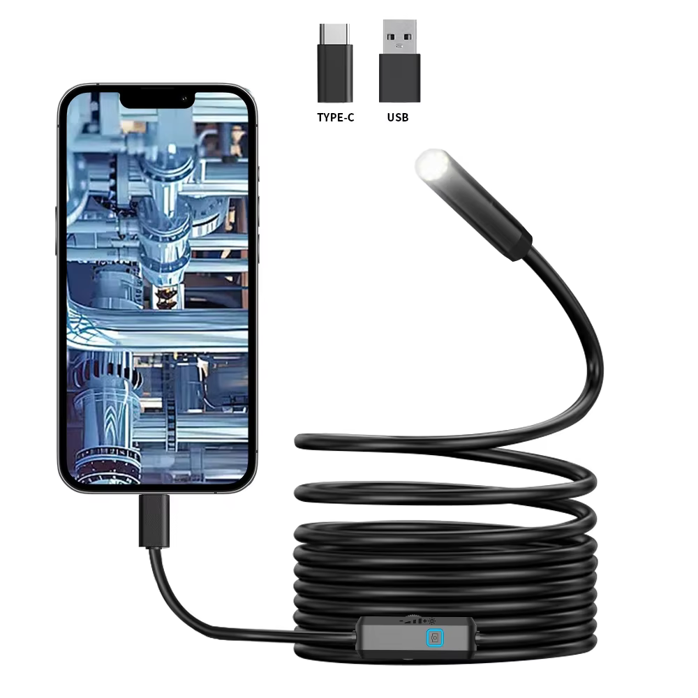 7mm Type-C Android Endoscope Camera with 6 LEDs Waterproof
