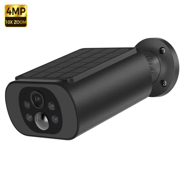 2.5K Solar WiFi Outdoor Security Camera with AI Detection