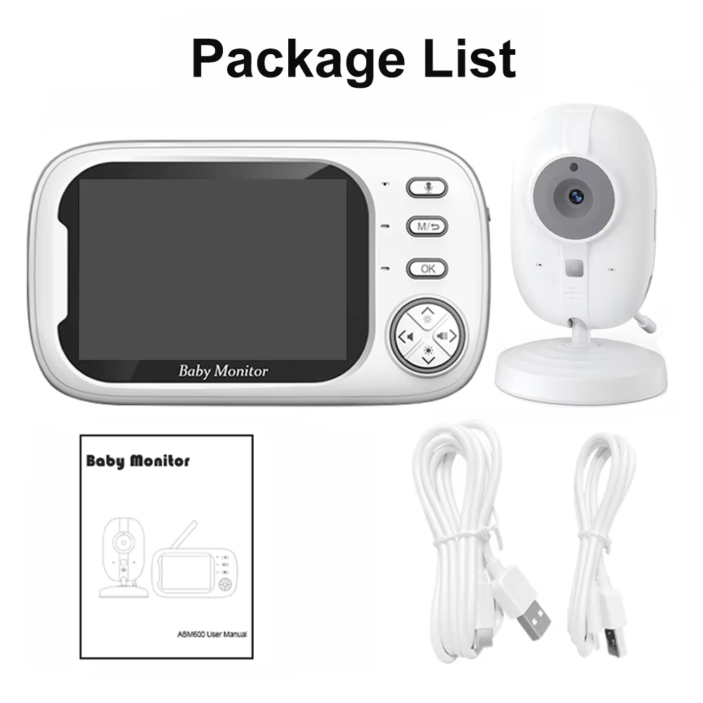 Cdycam 3.5" Wireless Baby Monitor with Night Vision