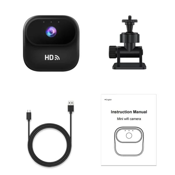 Ourlife HD Mini WiFi Security Camera with Motion Alert
