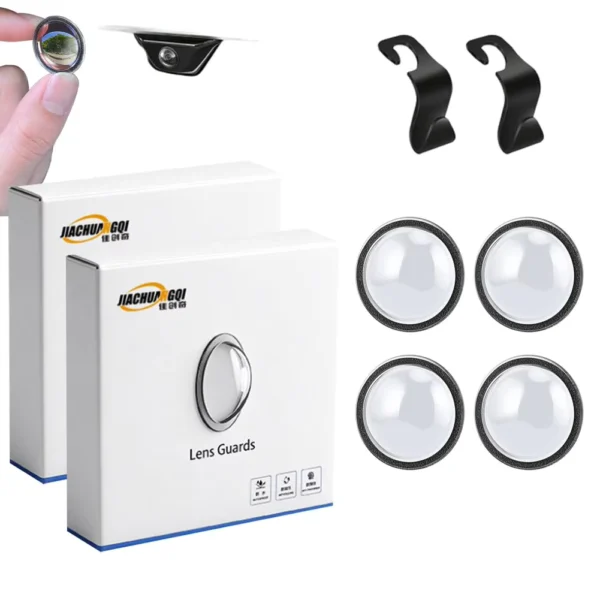 Car Camera Protective Lens Covers with Hooks Kit