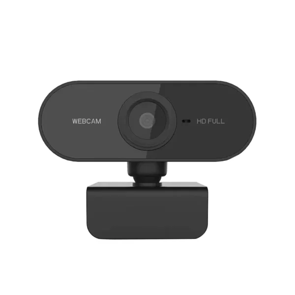 USB Webcam with Microphone 360° Rotatable PC Camera