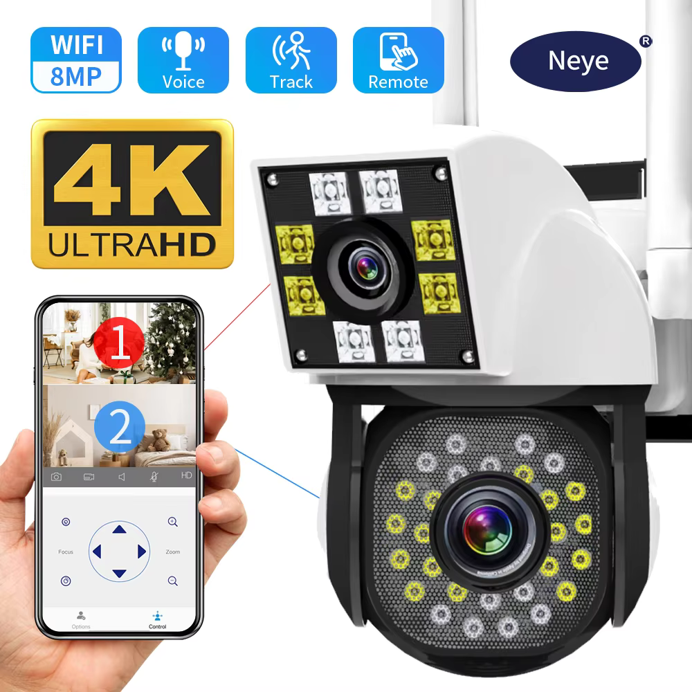 Neye K15 2MP WiFi Dual Lens Outdoor Security Camera