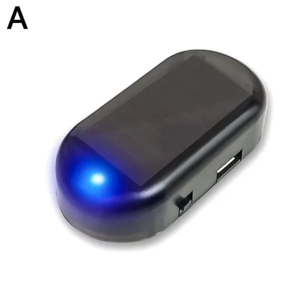 Solar Powered Car Fake Security Light with LED Flashing