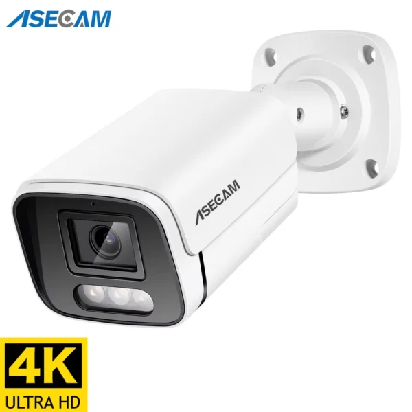 8MP 4K Outdoor POE IP Camera with Color Night Vision