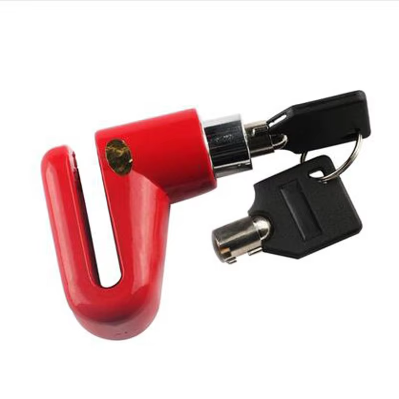 Motorcycle and Bicycle Disc Brake Anti-Theft Lock