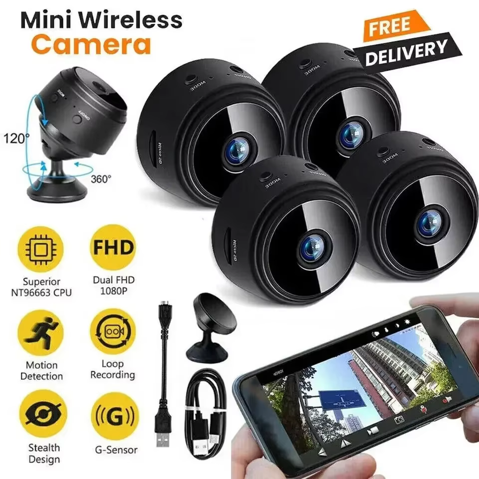 A9 WiFi Mini Camera Recorder 1080P Full HD Wireless
