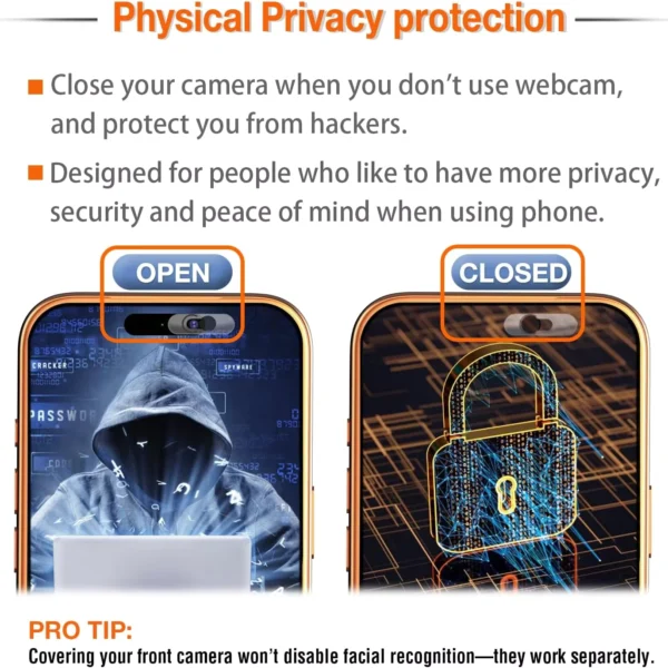 Ultra-Thin Privacy Cover for Android Front Cameras