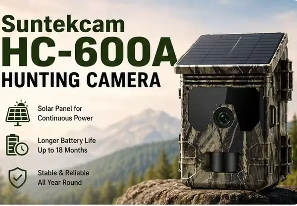 Solar Wildlife 50MP 4K Trail Camera with Night Vision