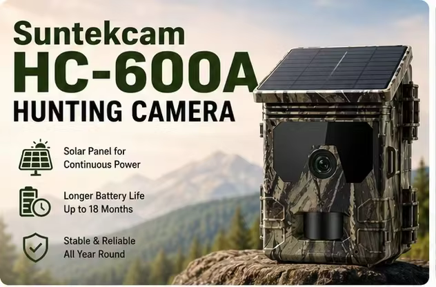 Solar Wildlife 50MP 4K Trail Camera with Night Vision