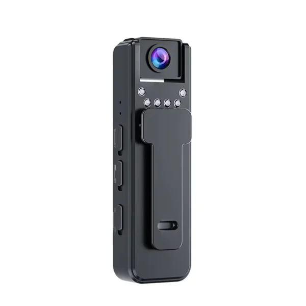 1080P Mini Body Camera with 180° Rotatable Lens and IR Night Vision