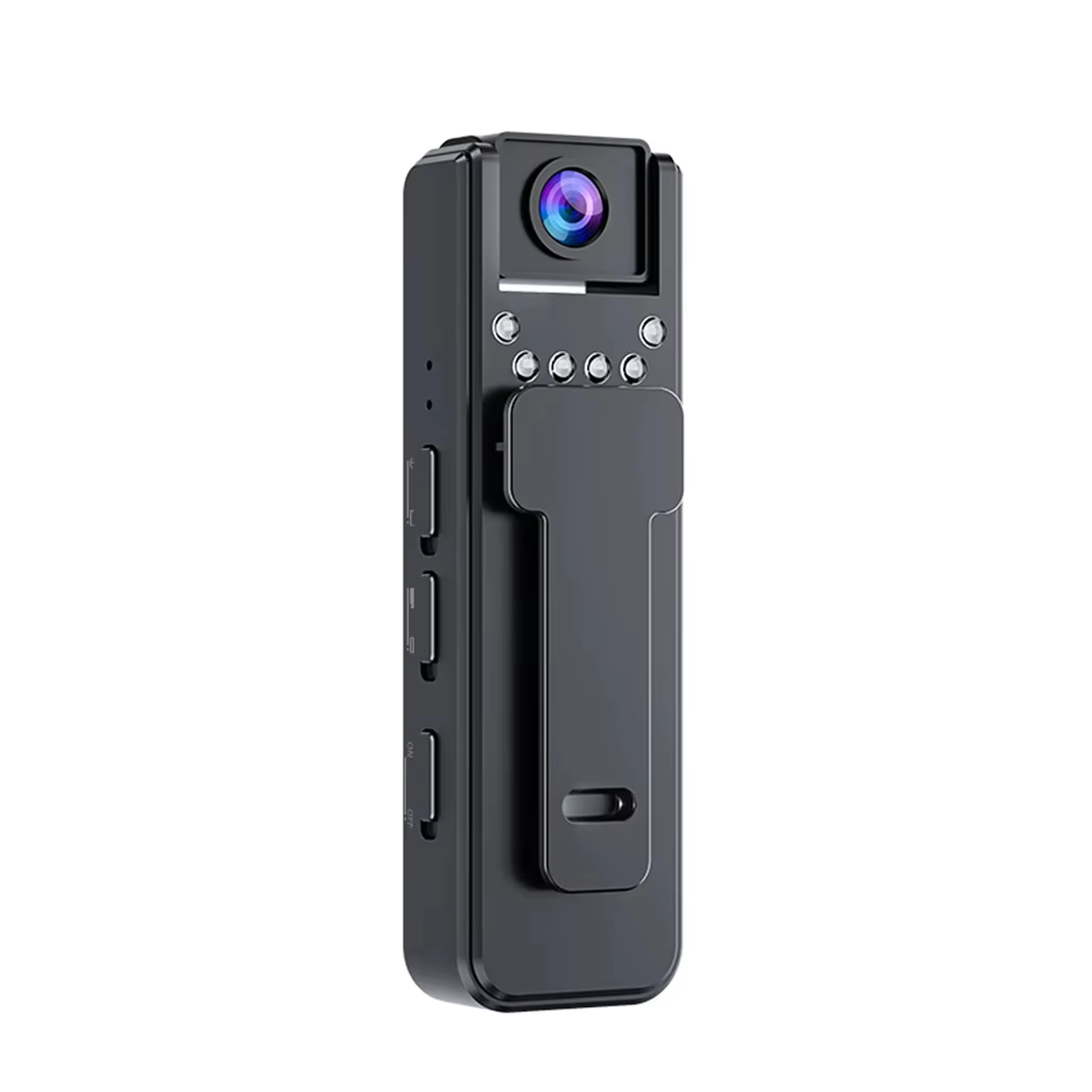 1080P Mini Body Camera with 180° Rotatable Lens and IR Night Vision