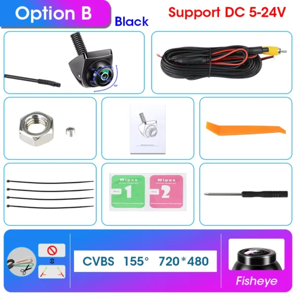 Develuck 1080P AHD/CVBS Rear View Car Camera