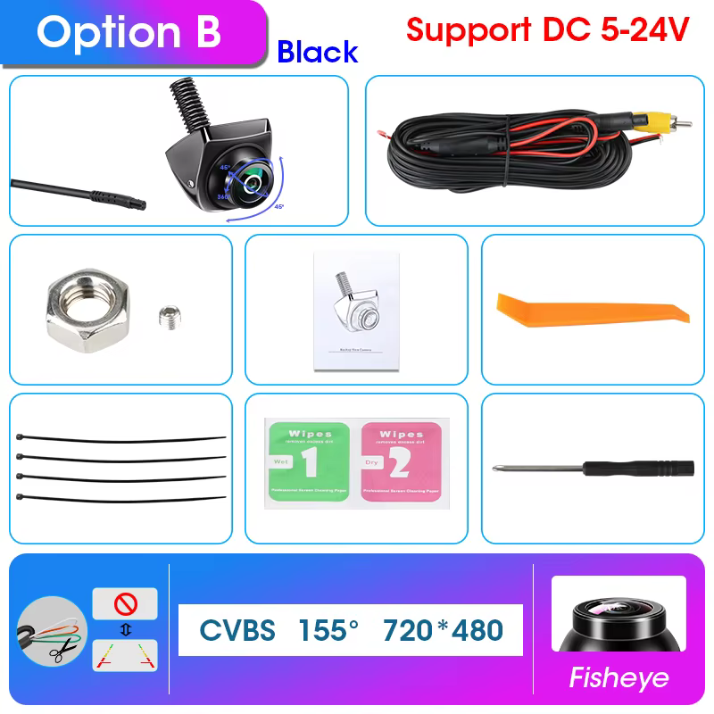 Develuck 1080P AHD/CVBS Rear View Car Camera