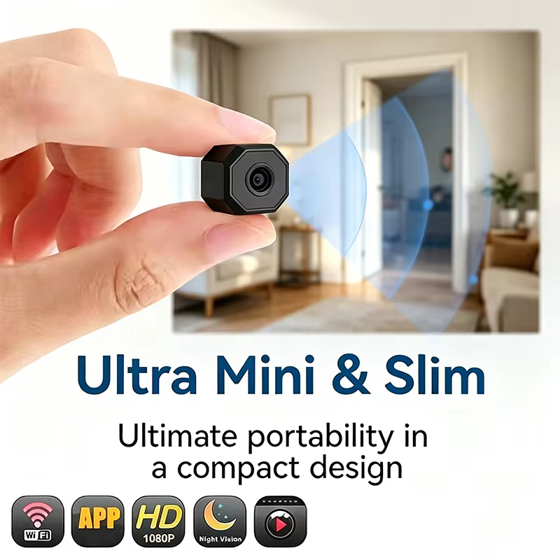 4K HD WiFi Mini Security Camera with Night Vision
