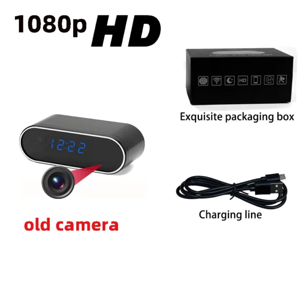 New WiFi Mini Clock Camera with HD 1080P and Night Vision