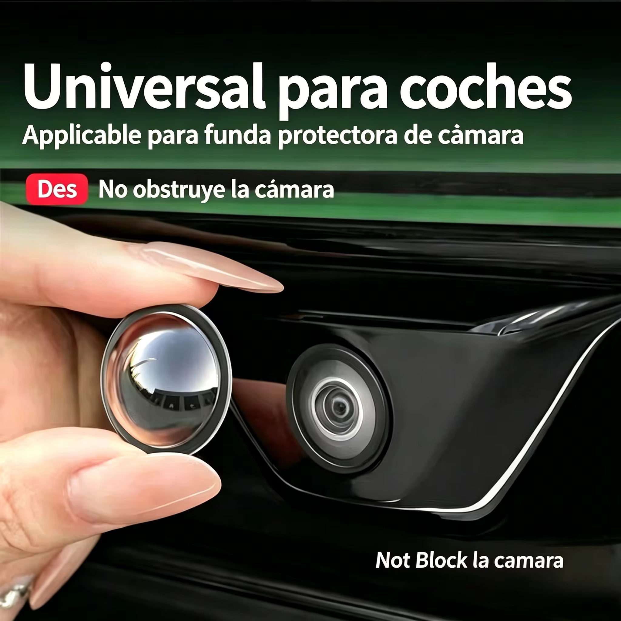 Car Camera Protective Cover Lens Guard 1PC or 2PC Kit