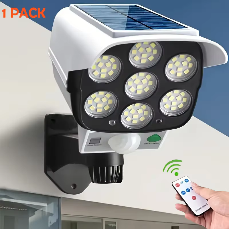 77LED Solar Dummy Security Camera with Motion Sensor
