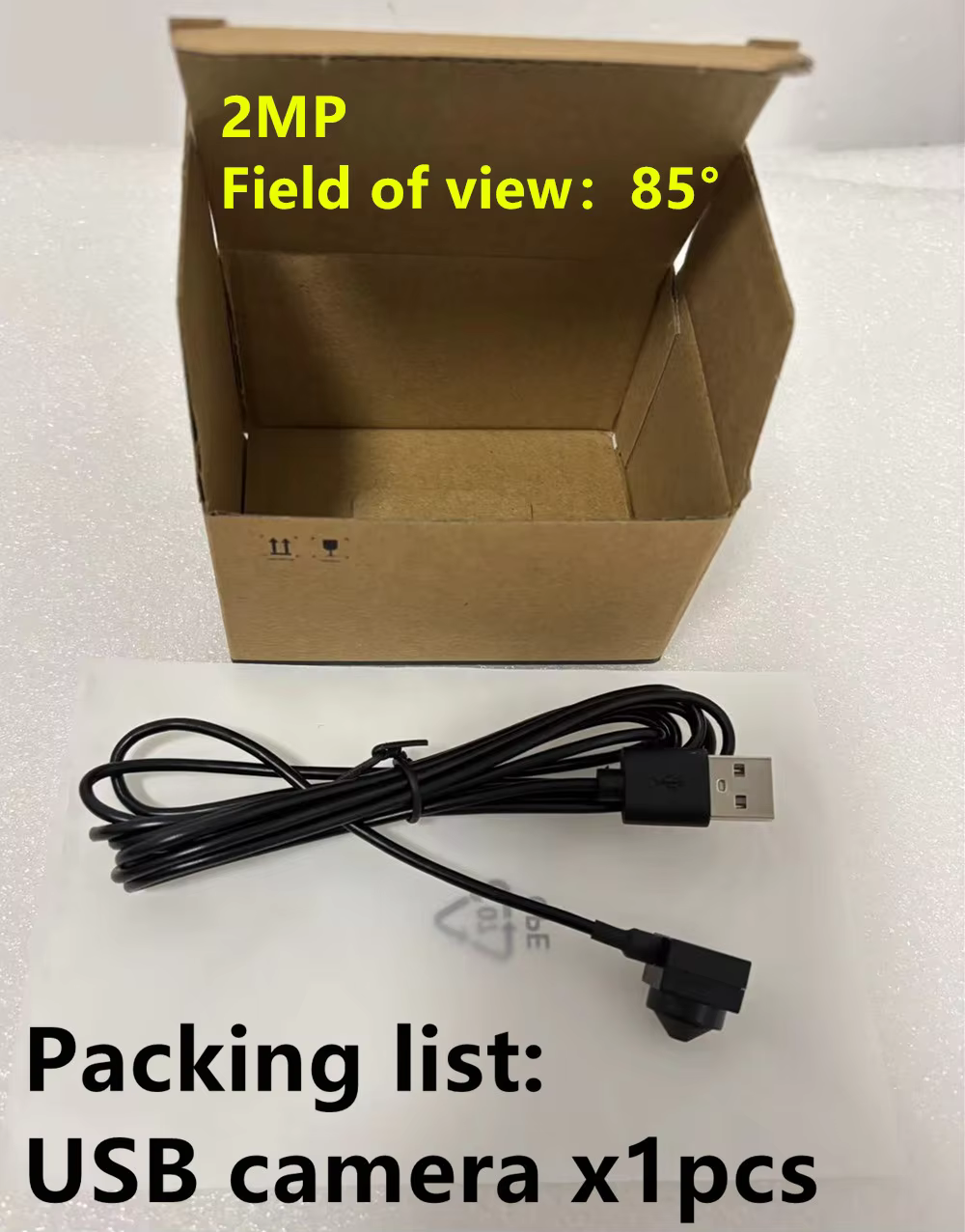 Mini USB Type-C Webcam 1080P HD 2MP with 3.7mm Lens