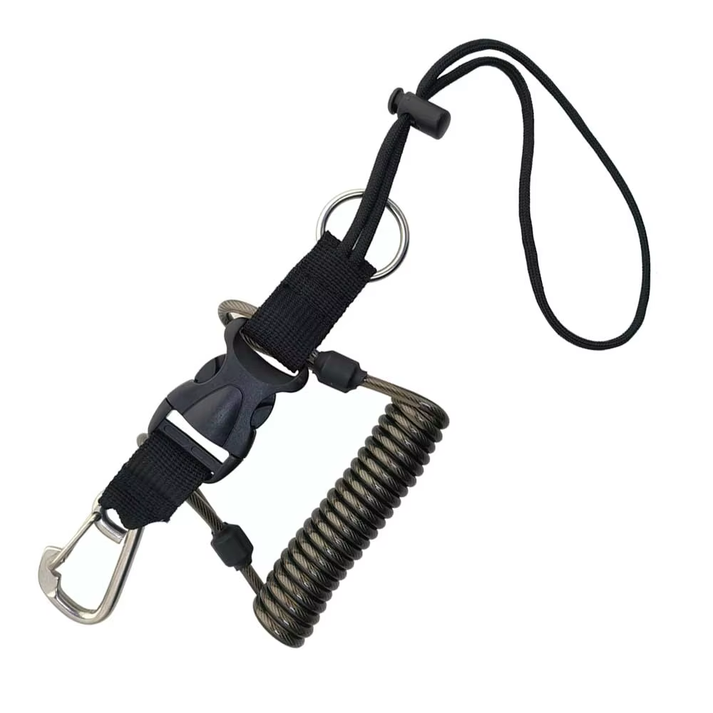 Scuba Diving Retractable Steel Wire Camera Tether