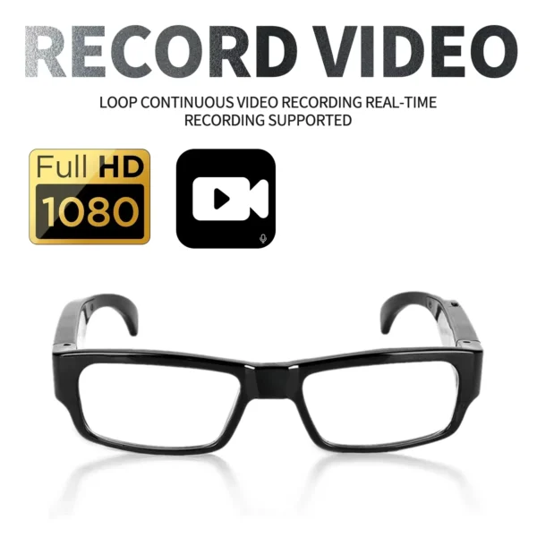 Transparent Glasses with 1080P HD Camera for Outdoor Sports