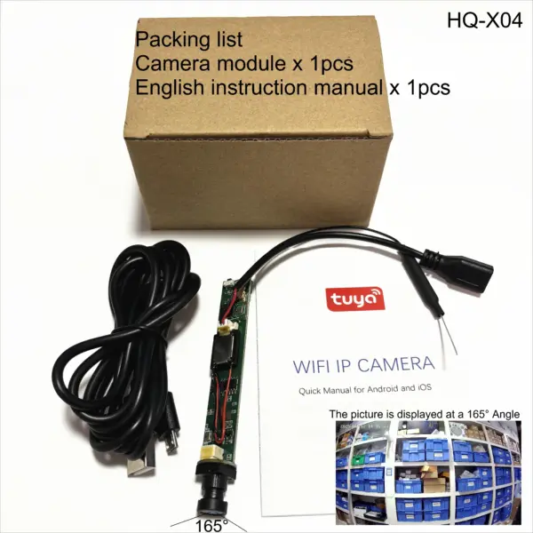 Tuya 2MP Mini WiFi IP Camera Module with 2-Way Audio