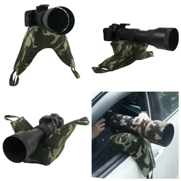Selens Waterproof Camouflage Bean Bag for Wildlife Photography