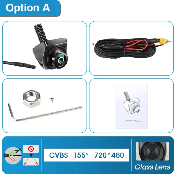 AHD 1080P Car Rear View Camera with Night Vision and IP68 Waterproof