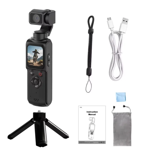 ANSVICAM 4K Pocket Vlogging Camera with Auto Rotation