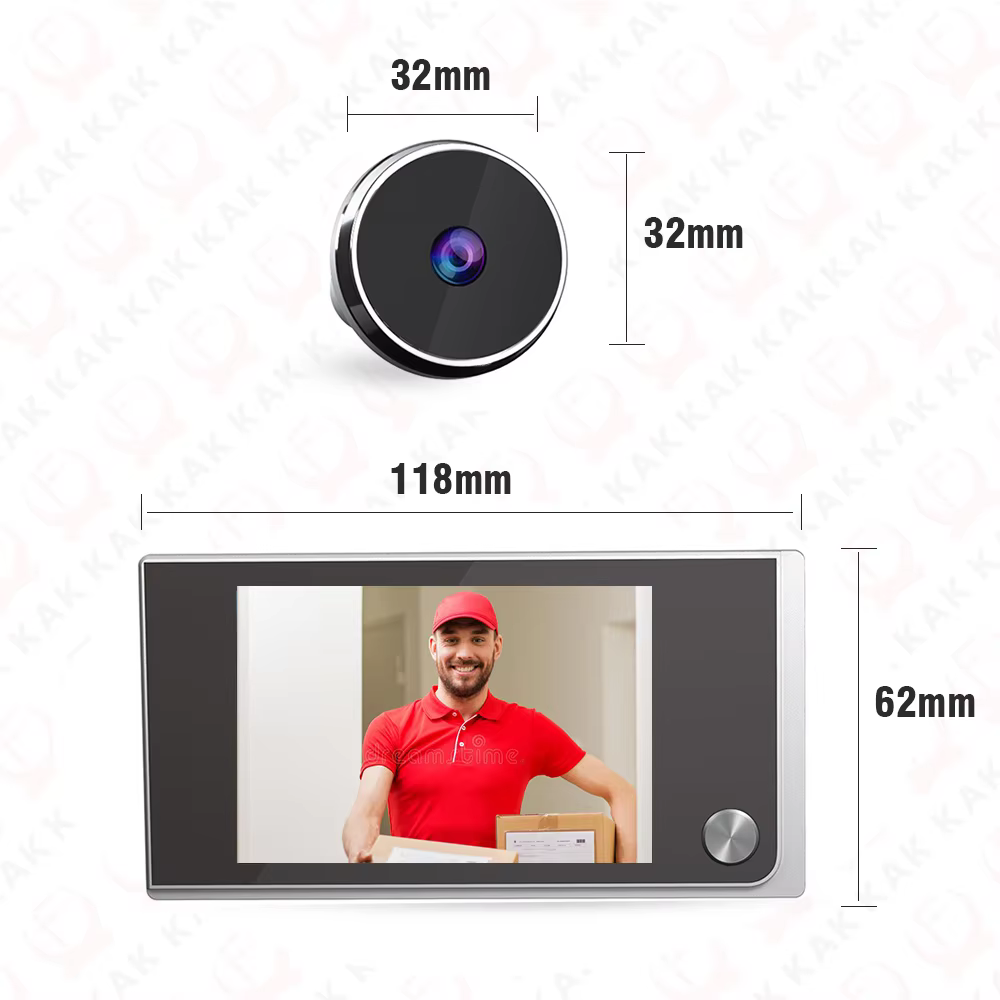 KAK 3.5" Digital Door Peephole Camera with HD Screen