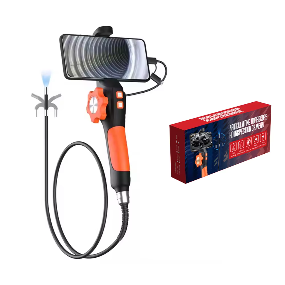 6.4mm 360° Articulating Endoscope Camera HD 1080P