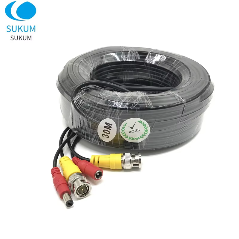 High-Definition AHD Camera BNC Cables with DC Plug 5-30M