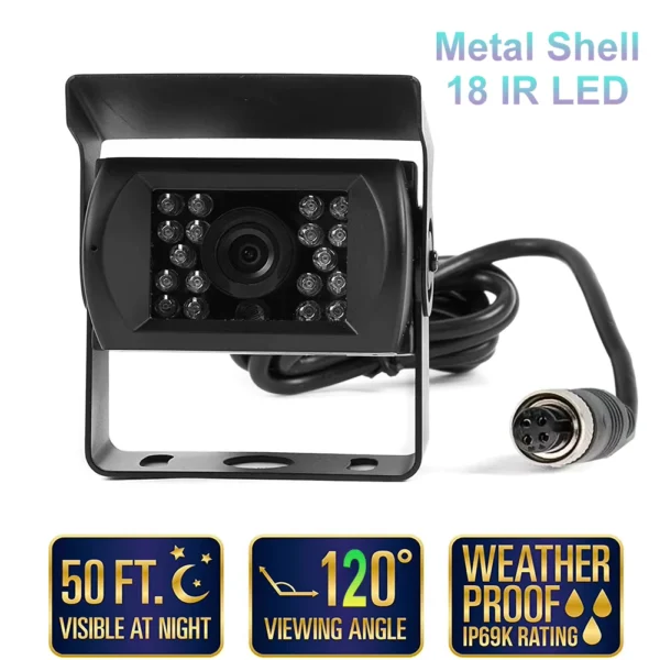 AHD 1080P Bus Truck Backup Camera with IR Night Vision