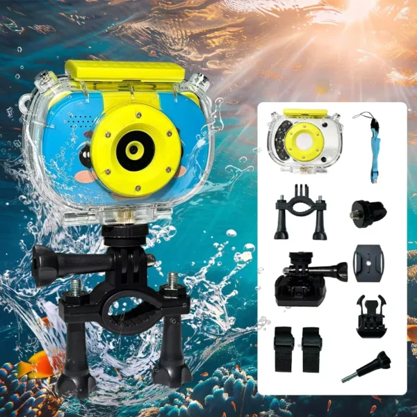 Kids Waterproof Digital Camera 20MP 1080P 10X Zoom
