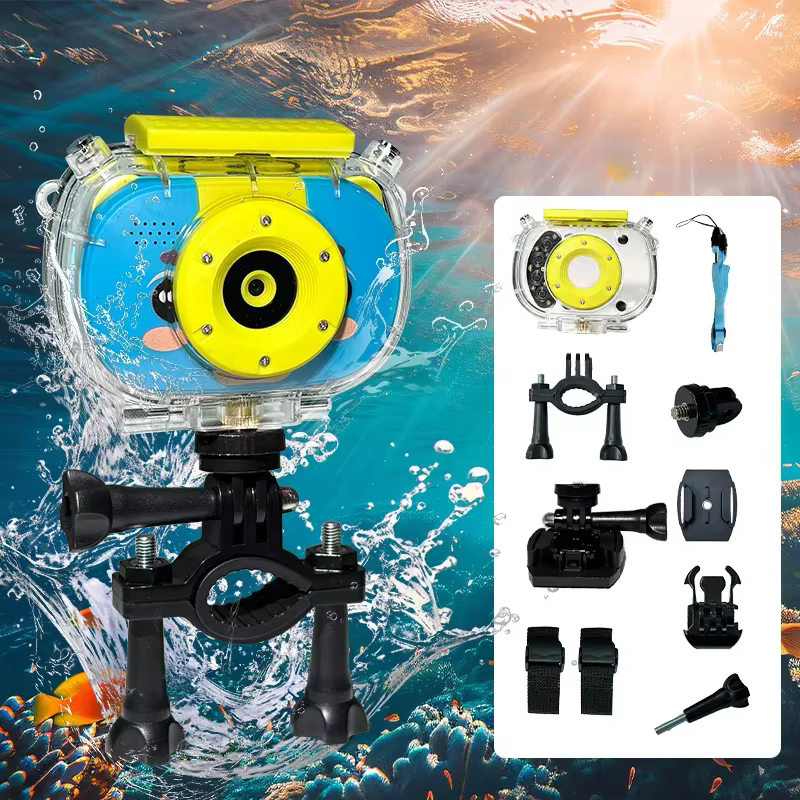 Kids Waterproof Digital Camera 20MP 1080P 10X Zoom