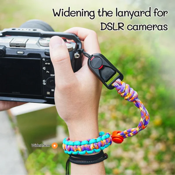 Quick Release Anti-Lost Nylon Camera Wrist Strap