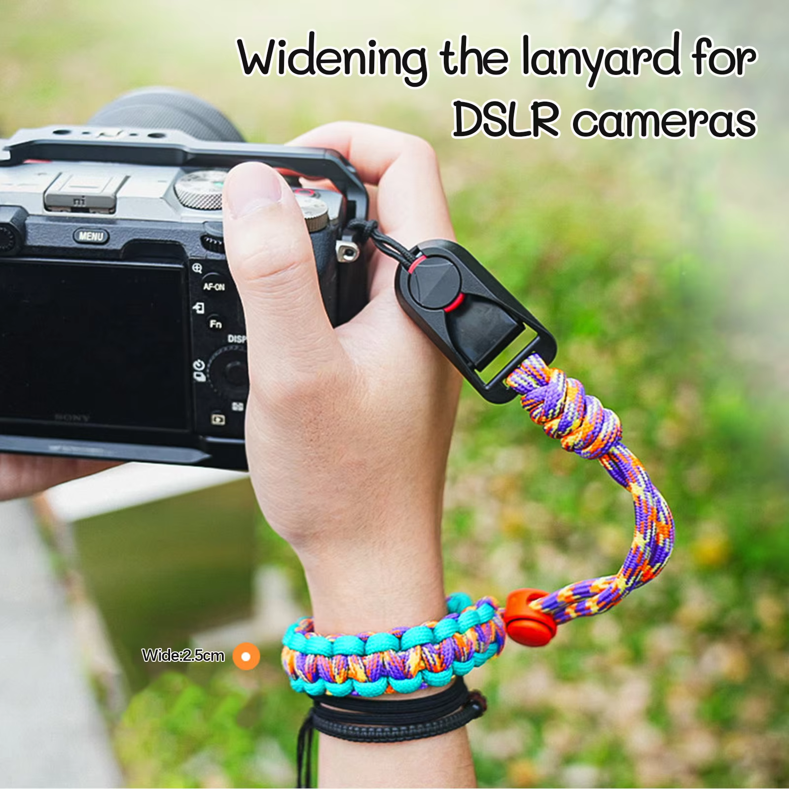 Quick Release Anti-Lost Nylon Camera Wrist Strap