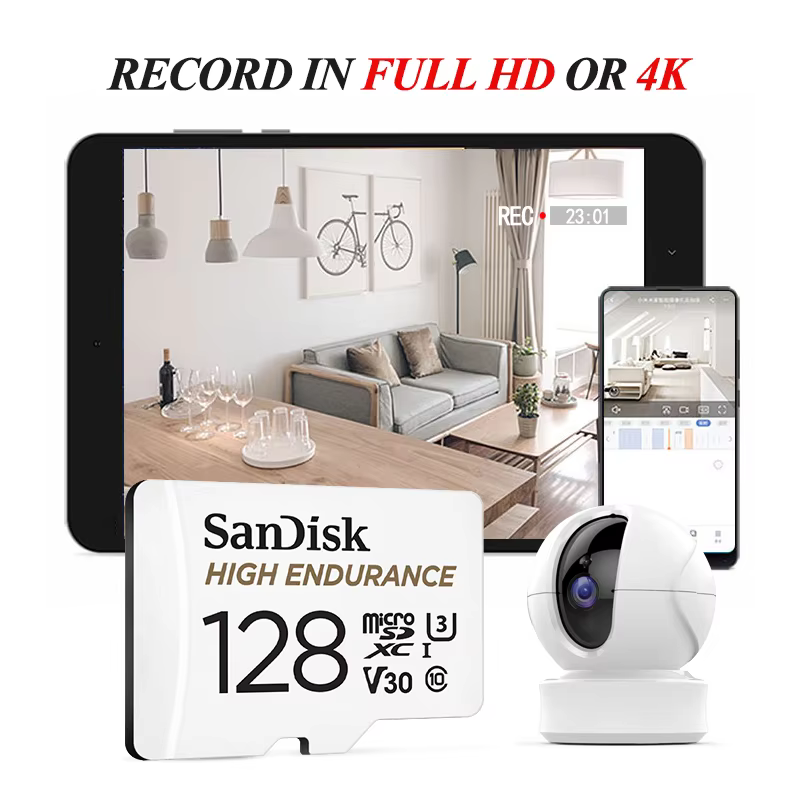 SanDisk High Endurance V30 MicroSDXC Card Up to 512GB